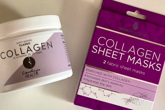 Mindsk fine linjer og rynker med collagen