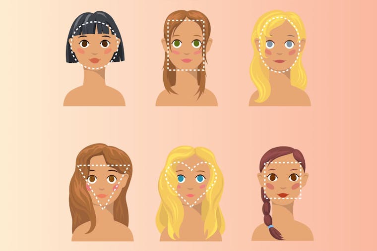 Passar din hårskiljning till din ansiktsform?