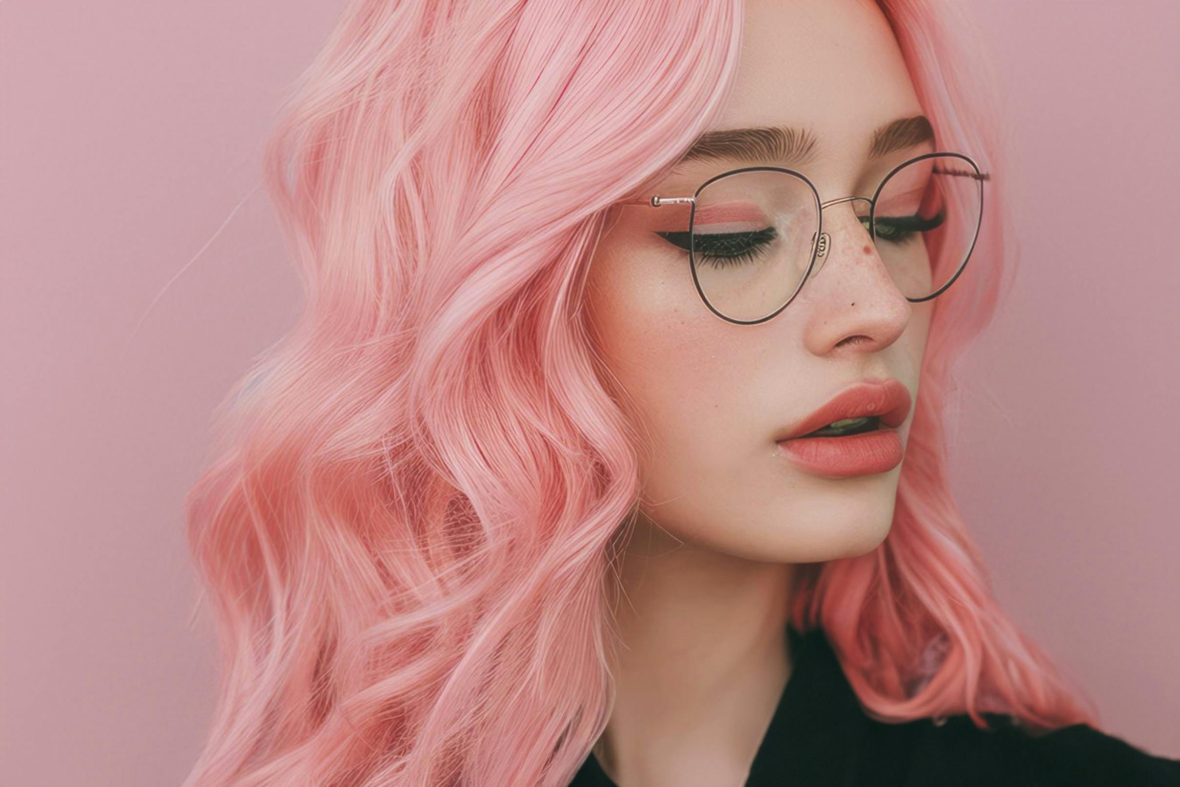 Rosa hårfarge - guide til den perfekte hårfarge