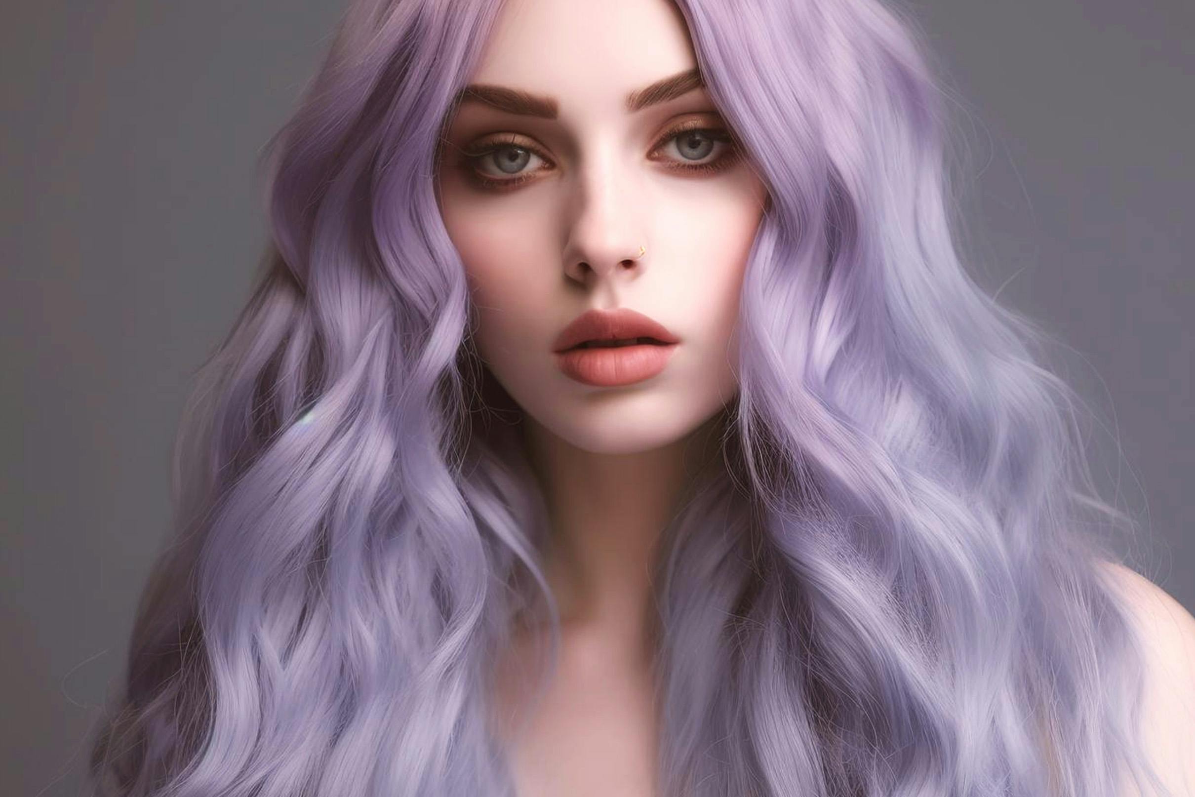 Paarse haarkleur - een gids voor de perfecte paarse haarkleur