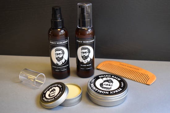 Skäggvård deluxe med Percy Nobleman!