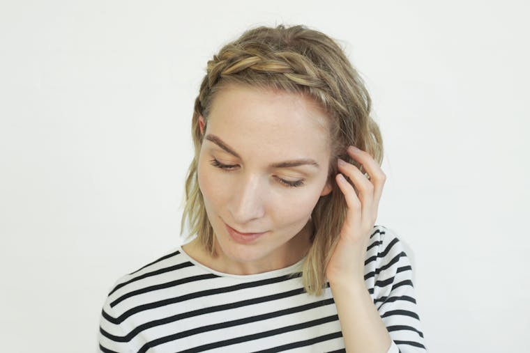 Pictorial: Flettet hårbånd