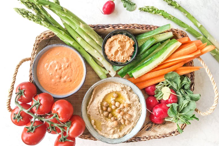 Opskrift: Snack-grønt med dip