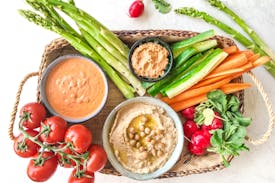 Opskrift: Snack-grønt med dip