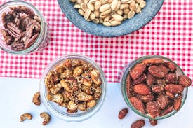 Opskrift: Krydrede nødder