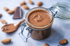 Mandelsmør med chokolade