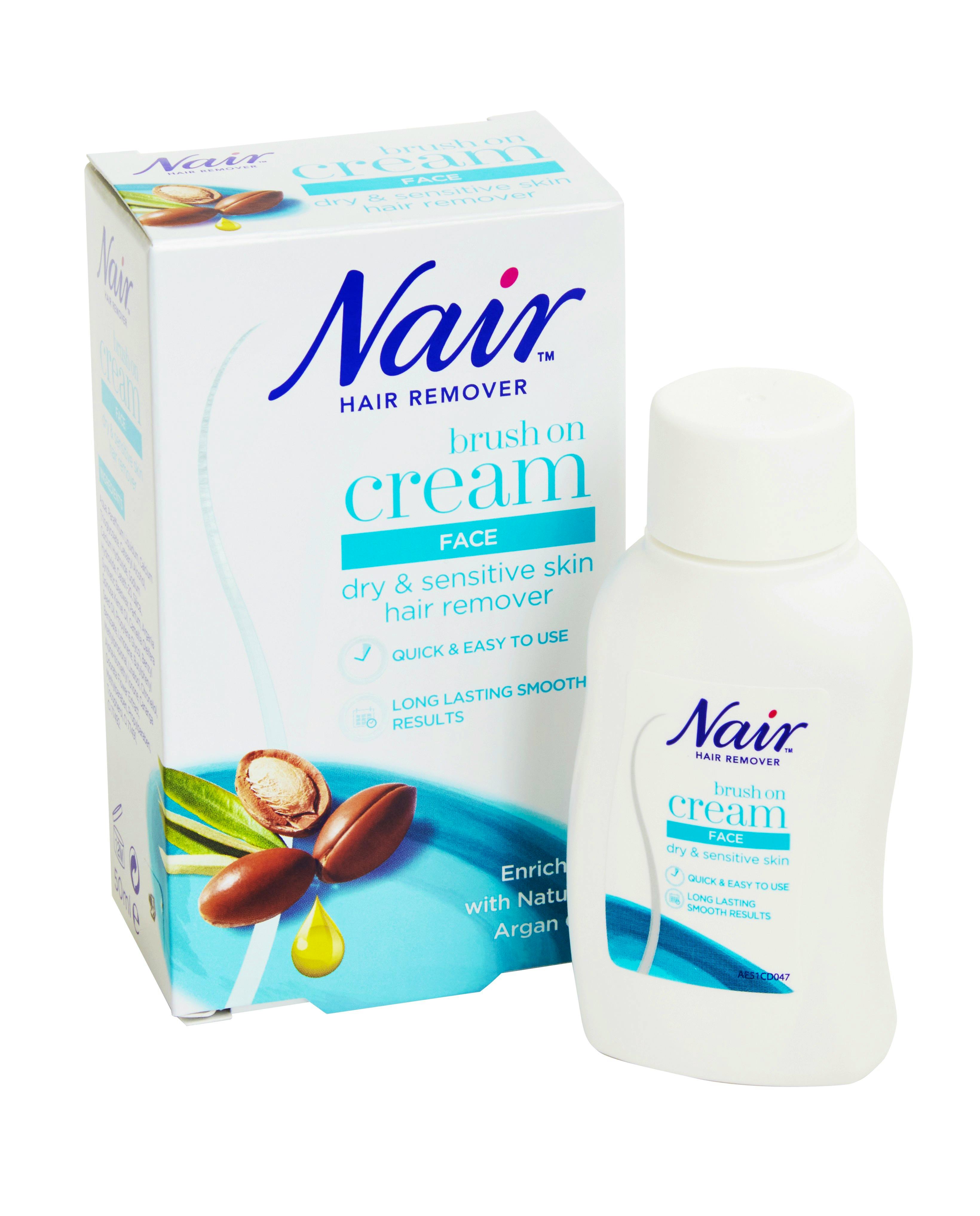 Nair facial hair on sale removal cream