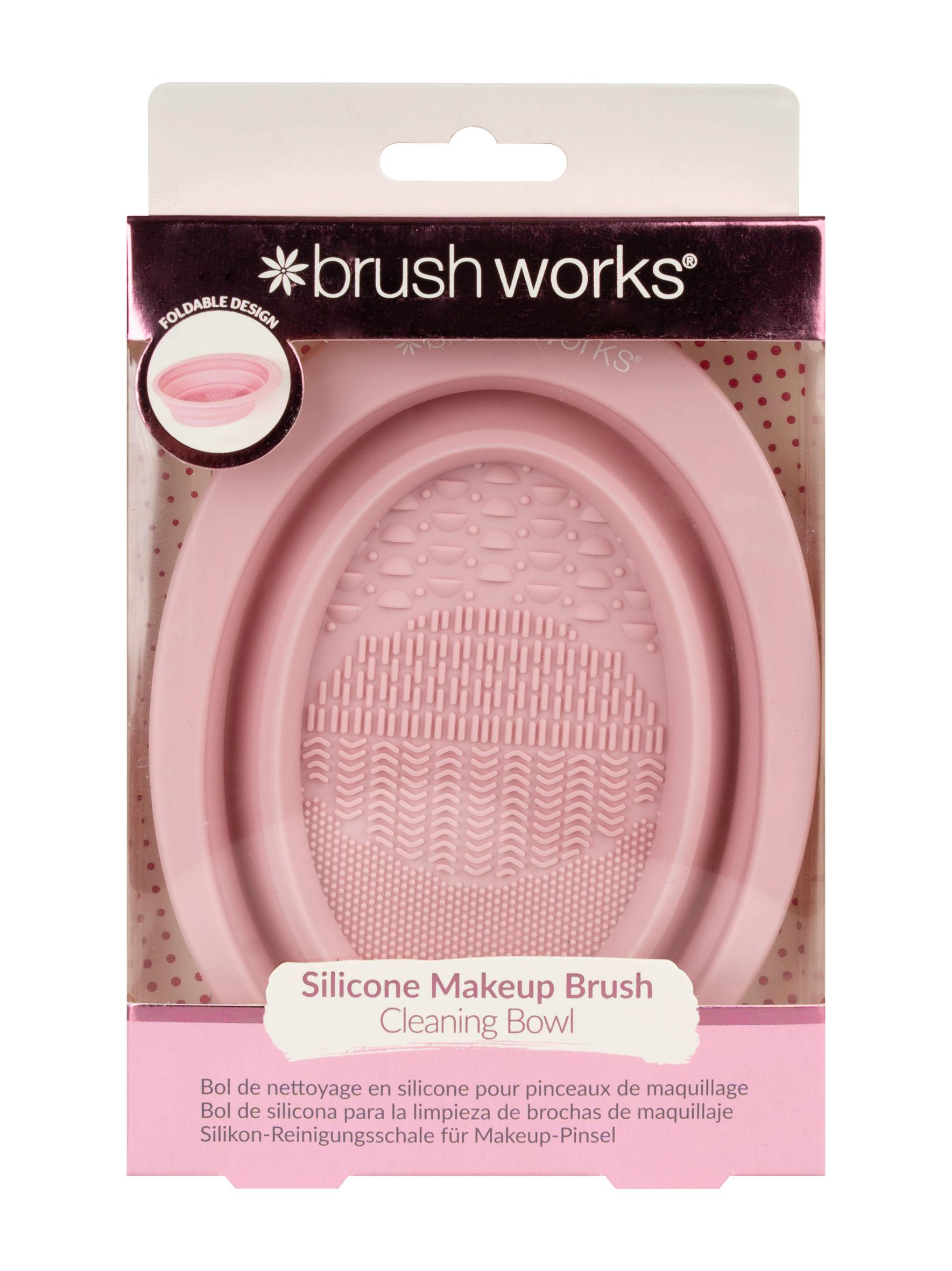 brushworks Silicone Makeup Brush Cleaning Bowl 1 st