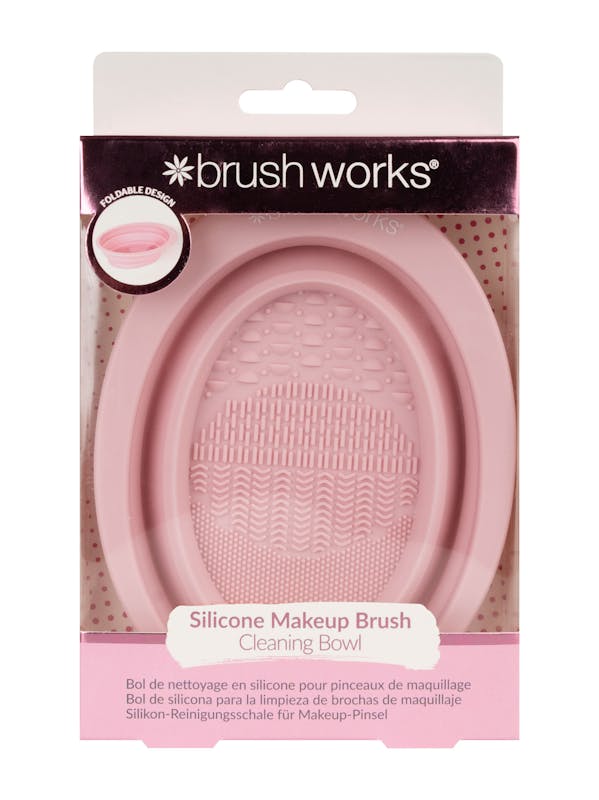 brushworks Silicone Makeup Brush Cleaning Bowl 1 stk