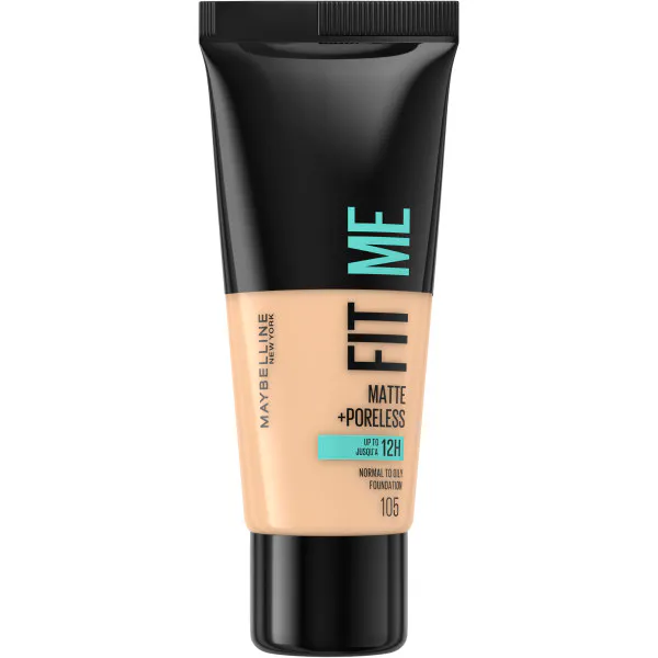 Maybelline Fit Me Matte & Poreless Foundation 105 Natural Ivory 30 ml