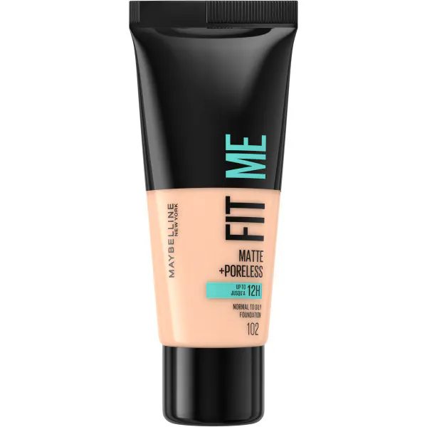 Maybelline Fit Me Matte & Poreless Foundation 102 Fair Ivory 30 ml