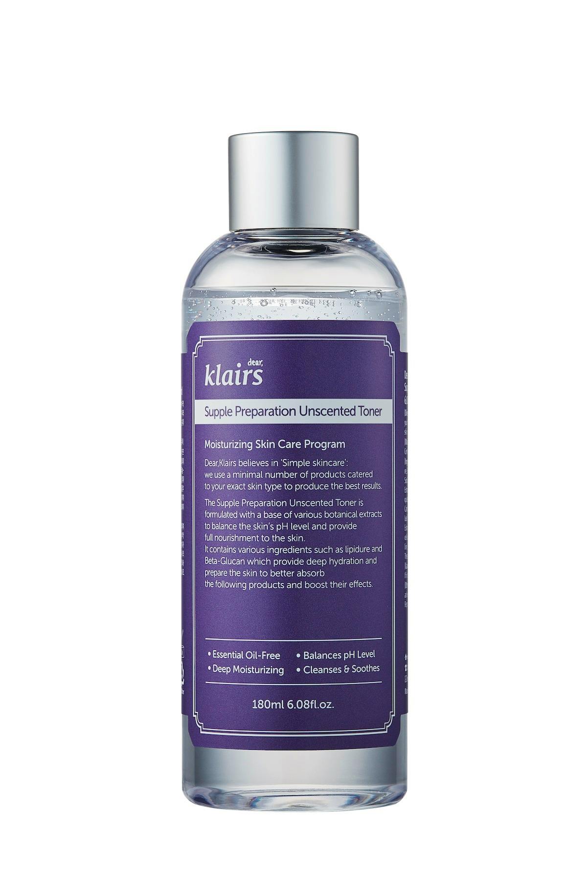 Klairs Supple Preparation Unscented Toner 180 ml