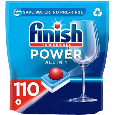 Finish Powerball Power All In 1 Tabs 110 stk