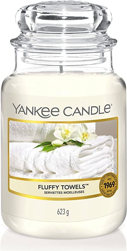 Yankee Candle Classic Large Jar Fluffy Towels Candle 623 g 184.95 kr