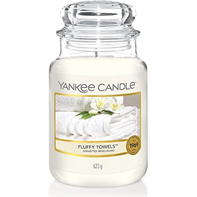 Yankee Candle Classic Large Jar Fluffy Towels Candle 623 g
