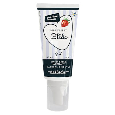 Belladot Lubricant Waterbased Strawberry Glide 80 ml