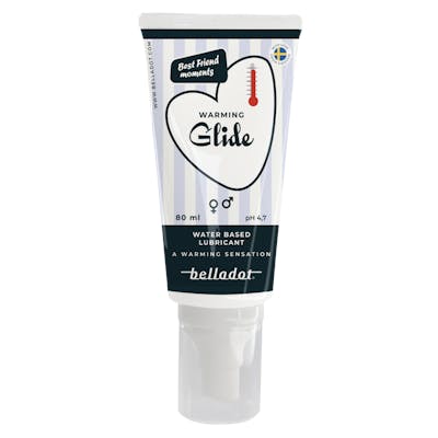 Belladot Lubricant Waterbased Warming Glide 80 ml