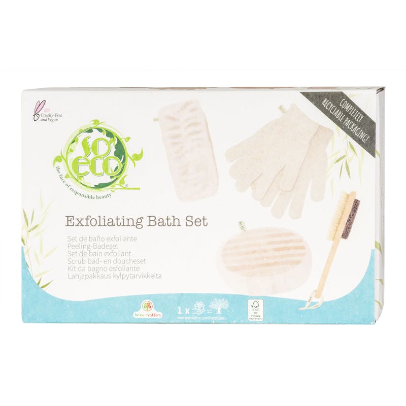 So Eco Exfoliating Bath Set 4 kpl