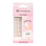 Invogue Invogue Classic French Square Nails Natural Bare 24 kpl