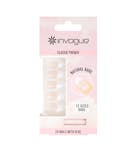 Invogue Classic French Oval Nails Natural Bare 24 kpl