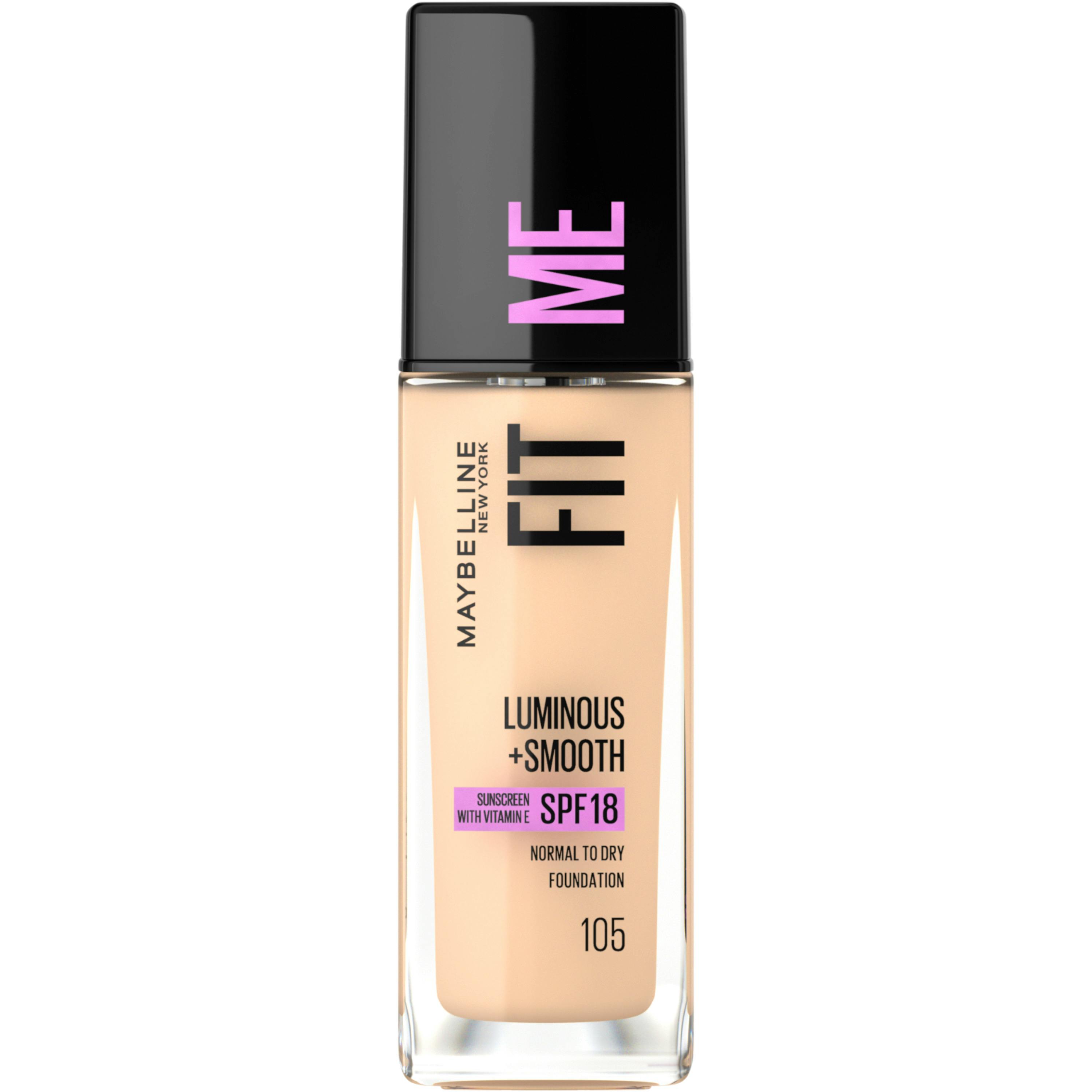 Maybelline Fit Me Luminous & Smooth Foundation 105 Natural Ivory 30 ml