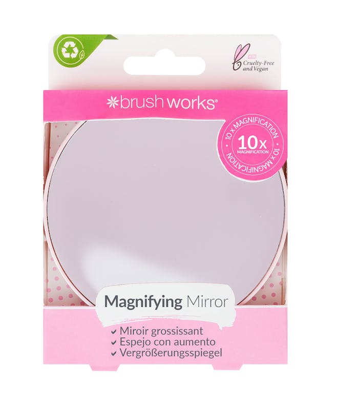 brushworks 10X Magnifying Mirror 1 pcs