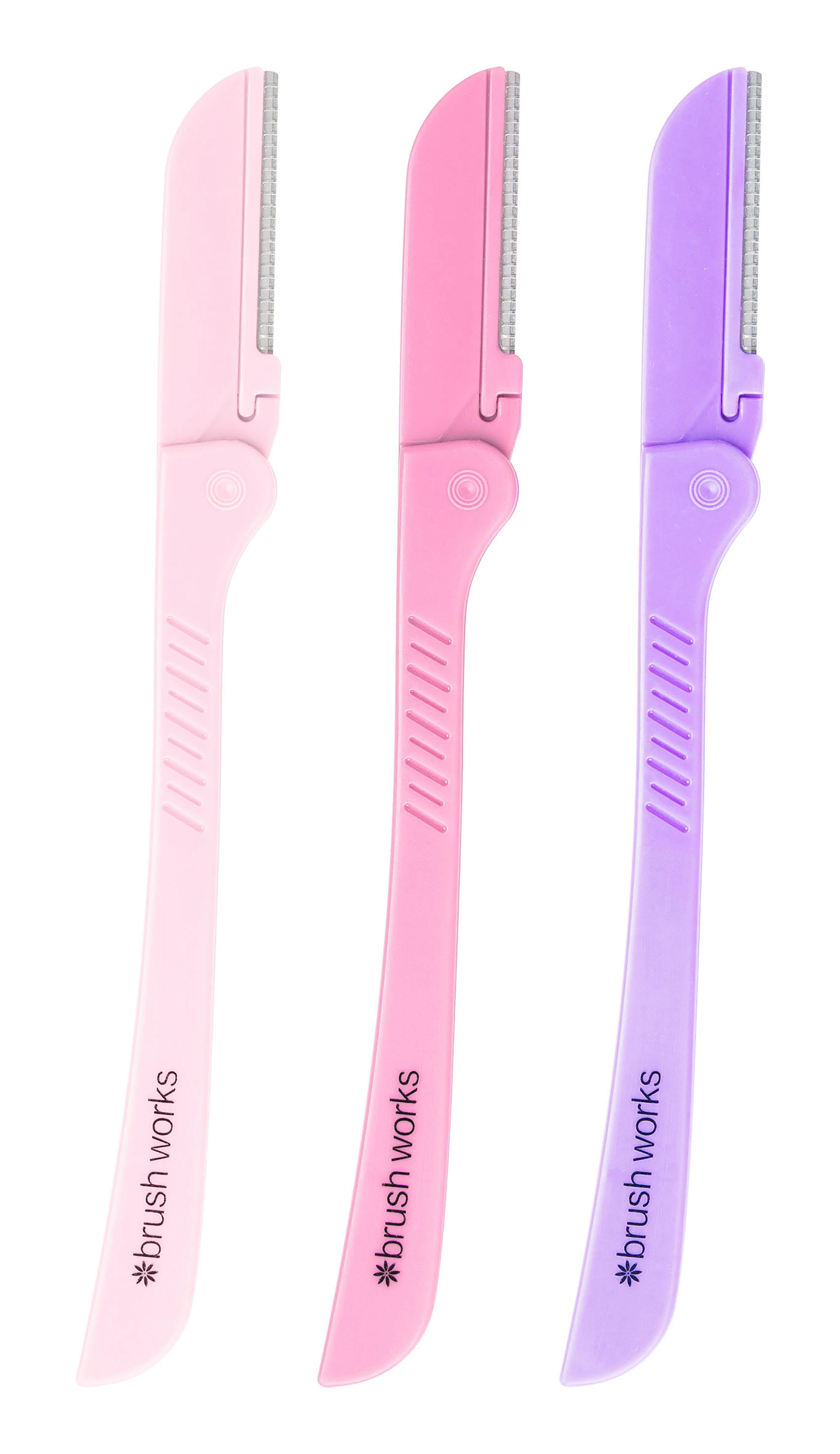 brushworks Precision Razors Purple 3 kpl