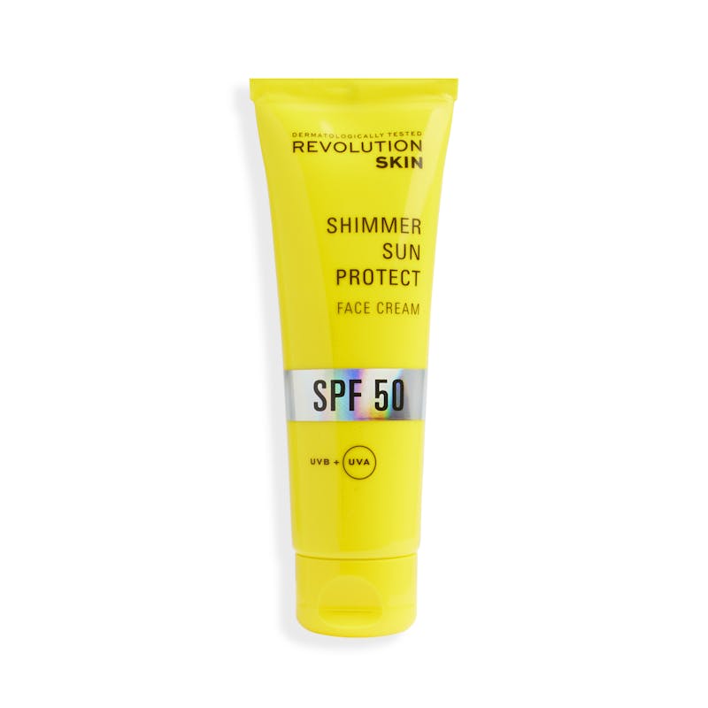 Revolution Skincare Shimmer Sun Protect Face Cream SPF50 50 ml