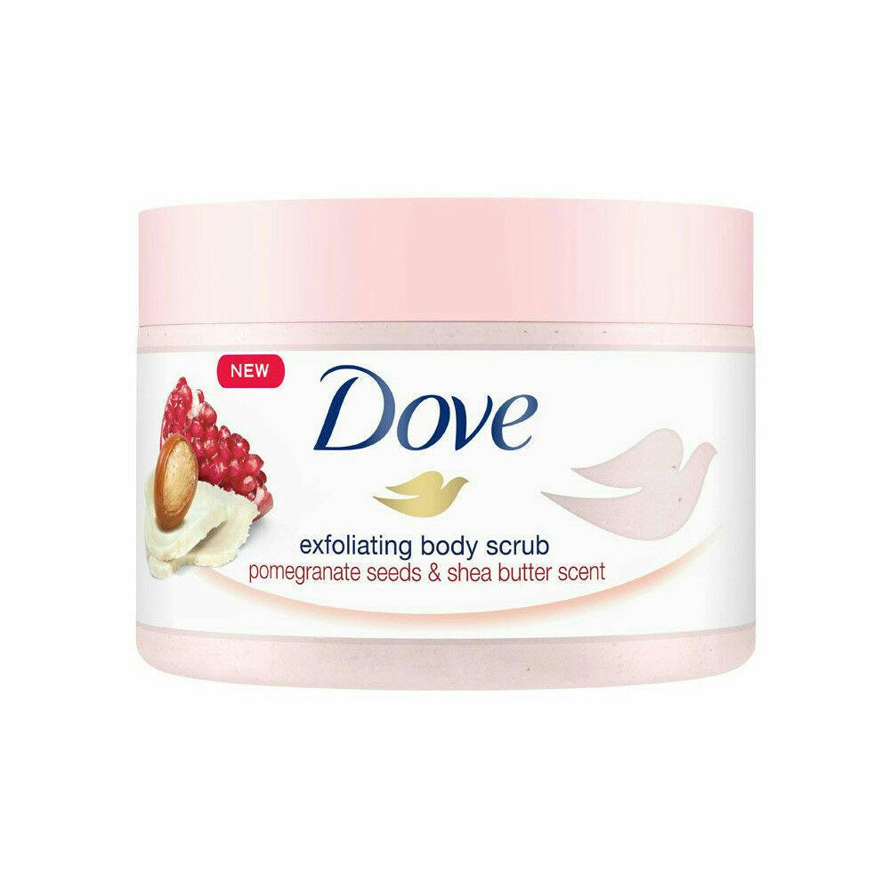 Dove Body Scrub Pomegranate & Shea Butter 225 ml