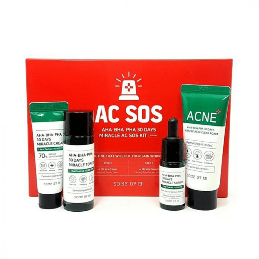 Some By Mi AHA-BHA Miracle AC SOS Kit 10 ml + 2 x 30 ml + 20 g