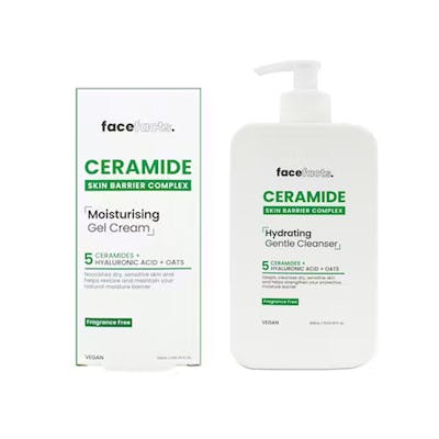 Face Facts Ceramide Moisturising Gel Cream + Hydrating Cleanser 50 ml + 200 ml