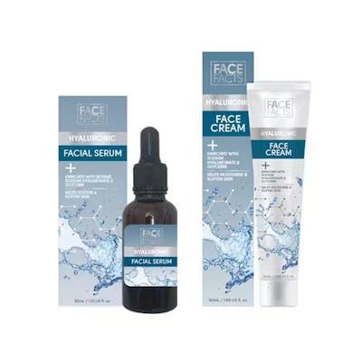 Face Facts Hyaluronic Face Serum + Face Cream 30 ml + 50 ml