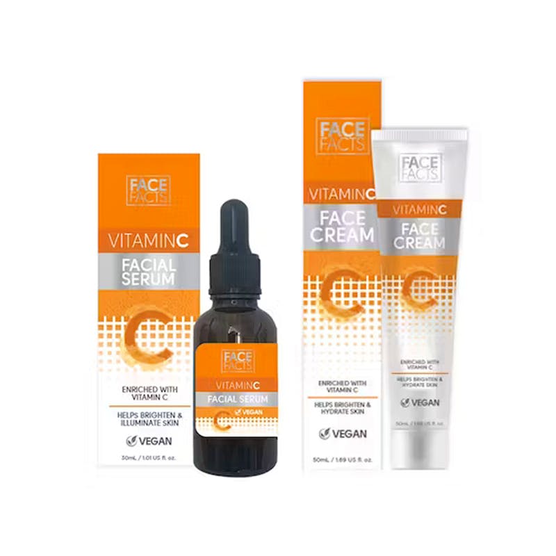 Face Facts Vitamin C Facial Serum + Face Cream 30 ml + 50 ml