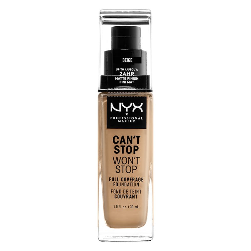 NYX Can&#039;t Stop Won&#039;t Stop Full Coverage Foundation Beige 30 ml