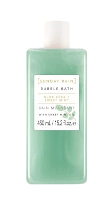 Sunday Rain Aloe &amp; Sweet Mint Bubble Bath 450 ml