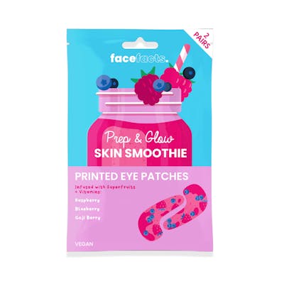 Face Facts Printed Eye Patches Skin Smoothie Prep &amp; Glow 2 par