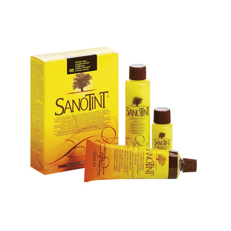 Sanotint Hair Color 05 Golden Chestnut 55 + 55 + 15 ml