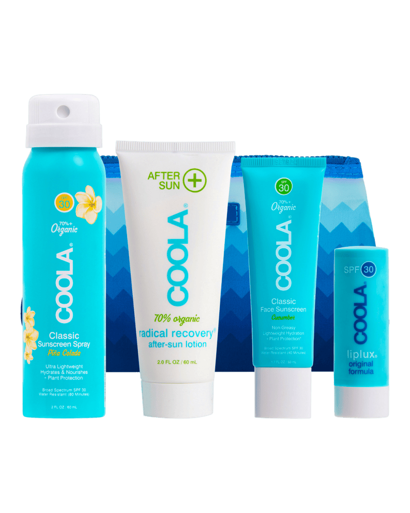 Coola Organic Suncare Travel Set 1 pcs + 25ml + 56,2 ml + 60 ml