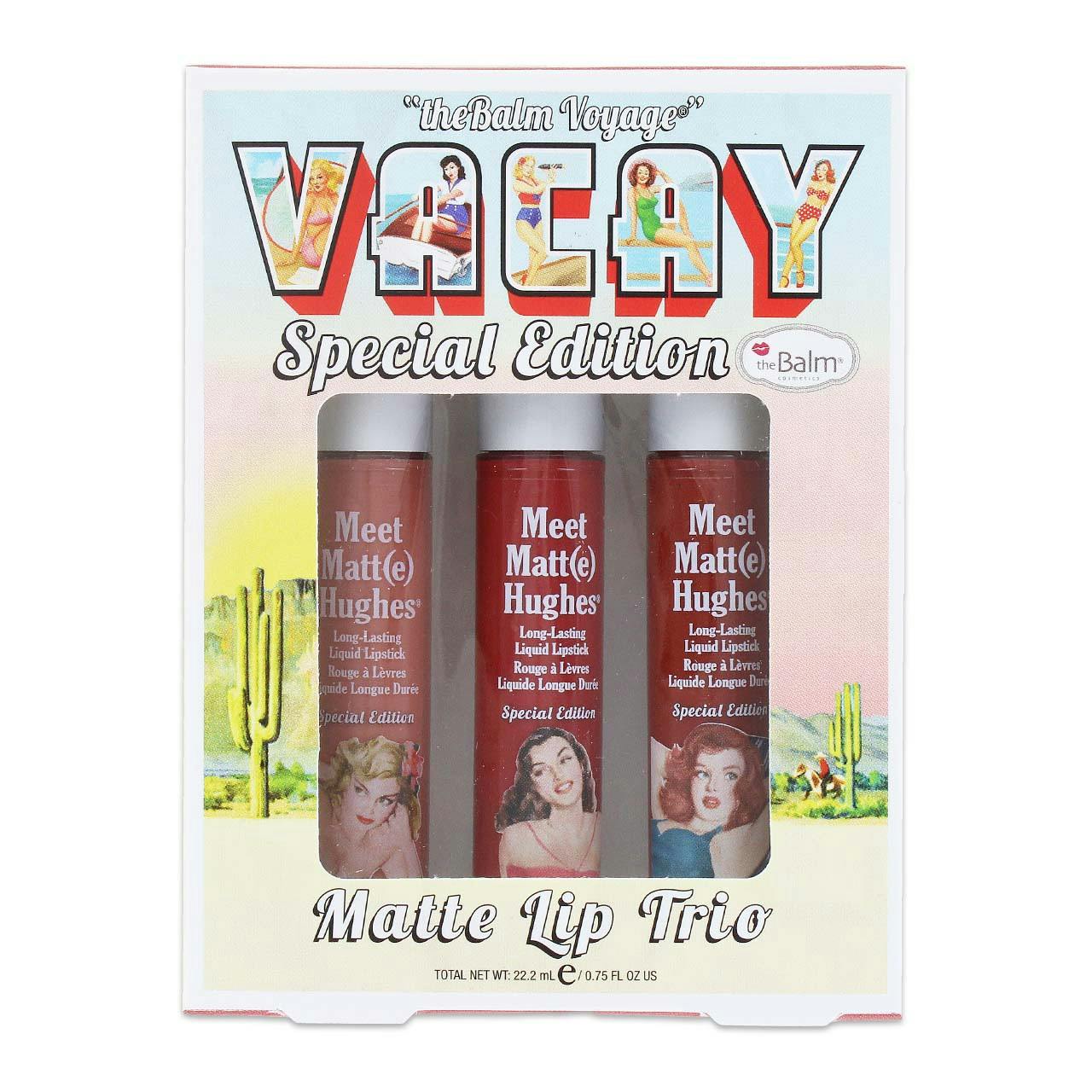 Meet Matte Hughes Trio Kit Vacay 3 X 7 4 Ml Fra The Balm