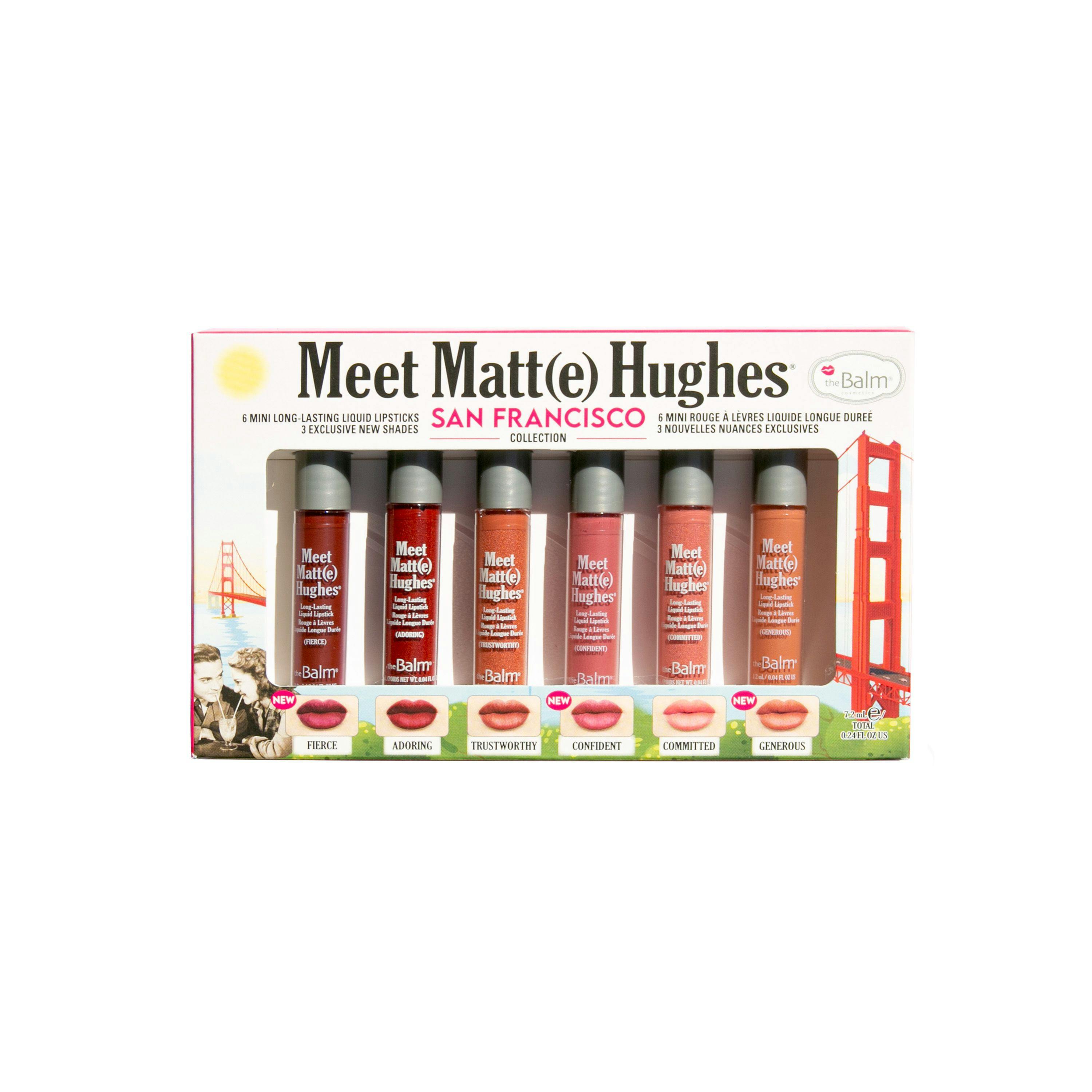Meet Matte Hughes Mini Kit San Francisco 6 X 1 2 Ml Fra The Balm