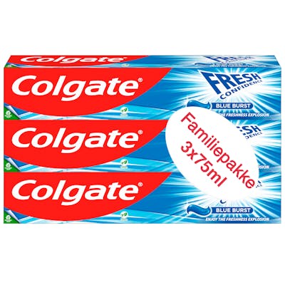 Colgate Vers Vertrouwen Blue Burst 3 x 75 ml