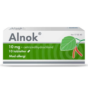 Alnok Tabletter 10 mg 10 stk