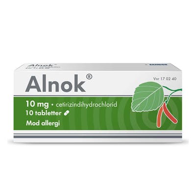 Alnok Tabletter 10 mg 10 stk
