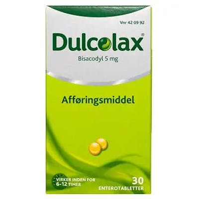 Dulcolax Enterotabletter 5 mg 30 stk