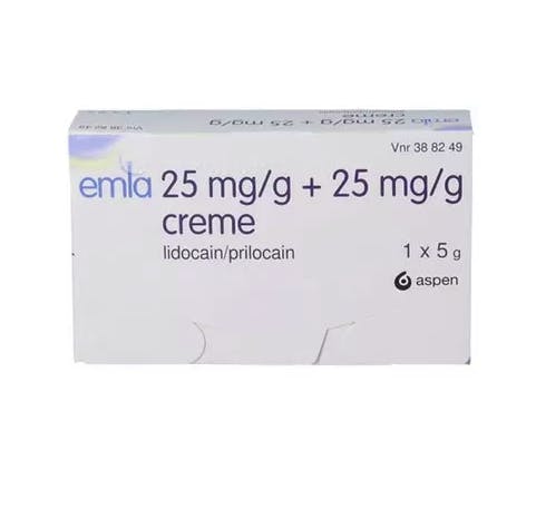 Emla Creme 25+25 mg/g 5 g + 2 stk