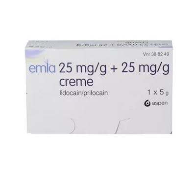 Emla Creme 25+25 mg/g 5 g + 2 stk