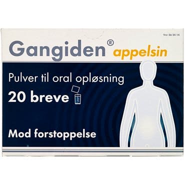 Gangiden Pulver Appelsin 20 stk
