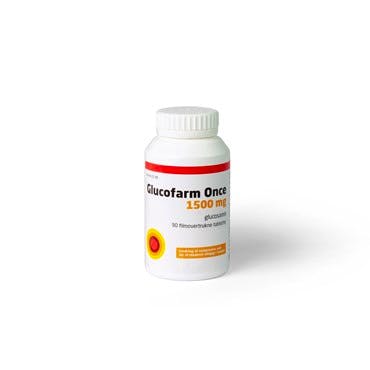 Glucofarm Once Tabletter 1500 mg 90 stk