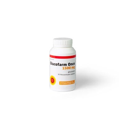 Glucofarm Once Tabletter 1500 mg 90 stk