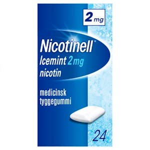 Nicotinell Icemint Tyggegummi 2 mg 24 stk